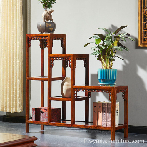 Rack de fleurs et porte-rangement